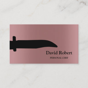 Personalized Custom Chef Kitchen Restaurant Business Card