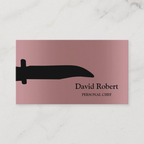 Personalized Custom Chef Kitchen Restaurant  Business Card