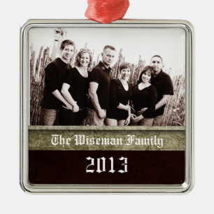 Personalized Custom Christmas PHOTO Ornament