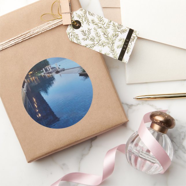 Personalized Custom Classic Round Sticker (Gifting)