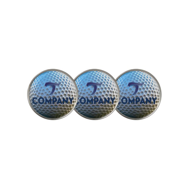 Personalized Custom Company Golf Gift Set Ball Marker (3 Up)