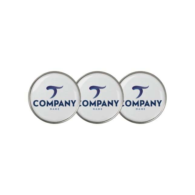 Personalized Custom Company Golf Gift Set Ball Marker (3 Up)