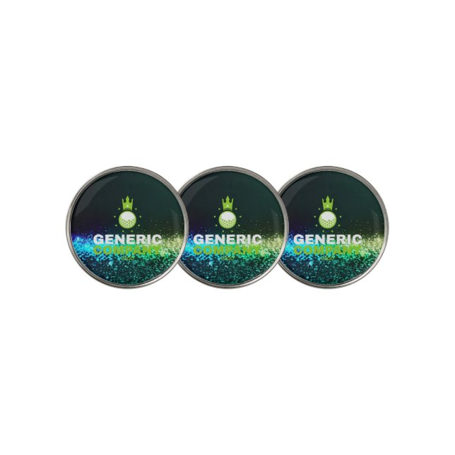Personalized Custom Company Golf Gift Set Ball Marker (3 Up)
