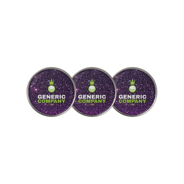 Personalized Custom Company Golf Gift Set Ball Marker (3 Up)