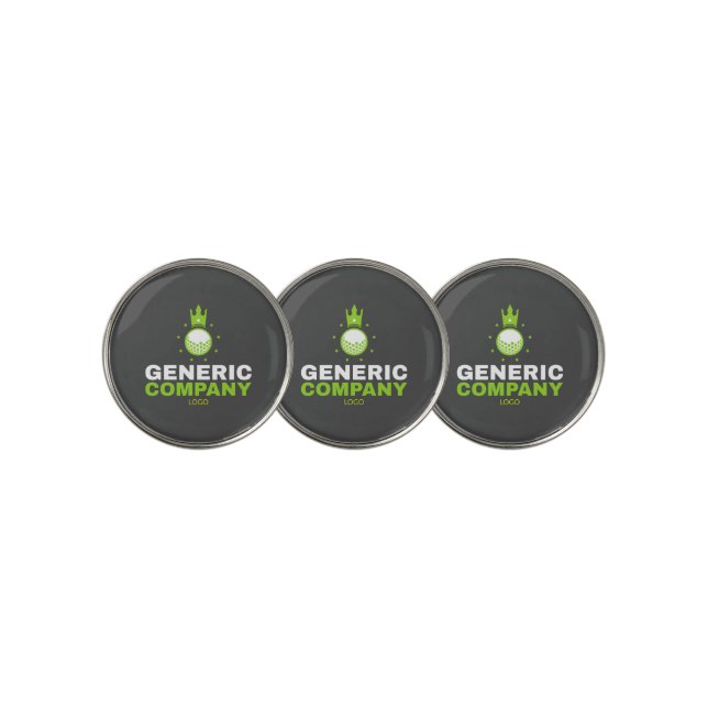Personalized Custom Company Golf Gift Set Ball Marker (3 Up)