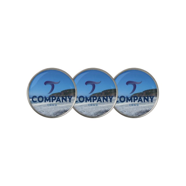 Personalized Custom Company Golf Gift Set Ball Marker (3 Up)