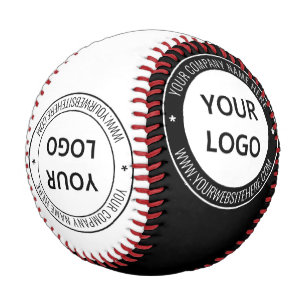 Personalized Custom Company Logo and Text Baseball