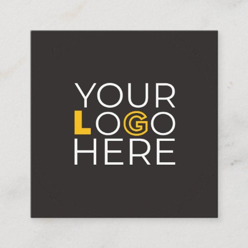 Personalized Custom Company Logo Business Card