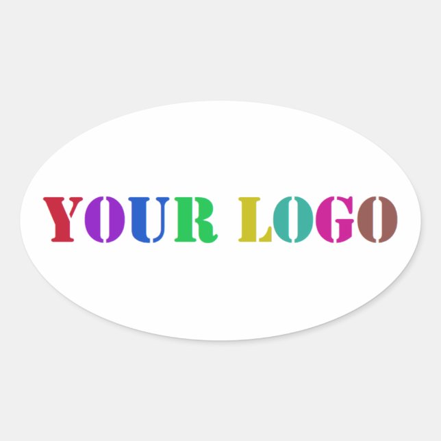 Personalized Custom Company Logo Stickers Template (Front)