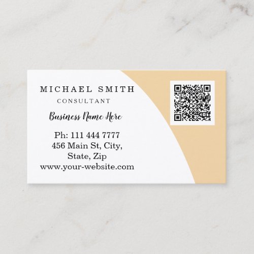 Personalized Custom Corporate QR Code Logo Business Card