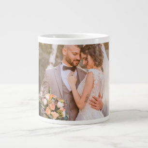 Personalized Custom Couple Photo Giant Coffee Mug