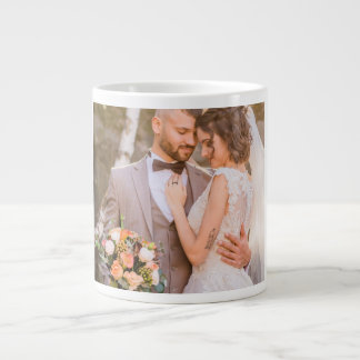 Personalized Custom Couple Photo Giant Coffee Mug