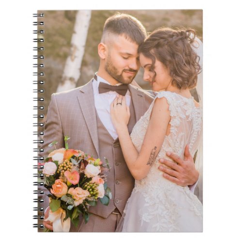 Personalized Custom Couple Photo Notebook