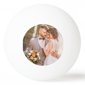 Personalized Custom Couple Photo Ping Pong Ball