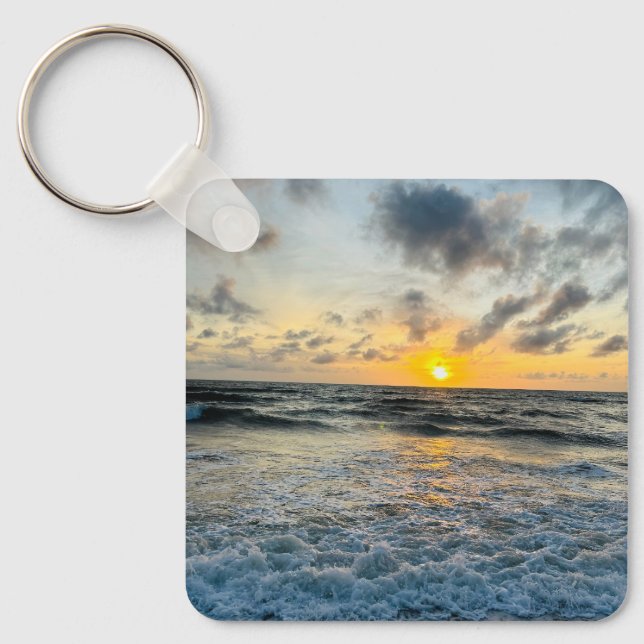 Personalized Custom create your own Photo Keychain (Front)