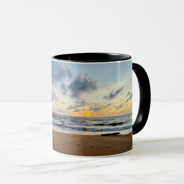 Personalized custom cup of Happy Sunshine Modern (Front Right)