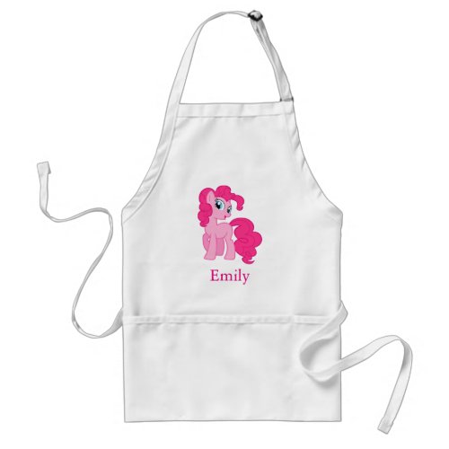 Personalized Custom Cute Pink Unicorn Pony Adult Apron