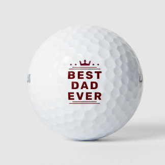 Personalized Custom Dad Fathers Day Photo Collage Golf Balls