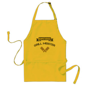 Personalized Custom Dad Grill Meister Pocket Adult Apron