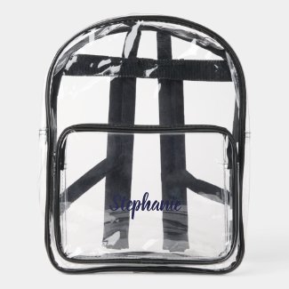 Personalized Custom Dark Blue Name Stadium 