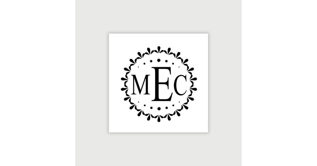 Personalized Custom Decorative Initial Embosser Zazzle