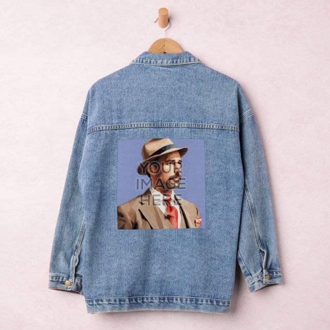 Personalized Custom Denim Jean Jacket (Hangar)