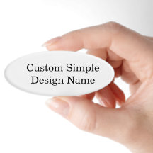 Personalized Custom Design 3" x 1.125"
