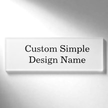 Personalized Custom Design Classic 3" x 1"