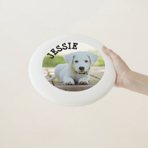Personalized Custom Dog Photo & Name Frisbee