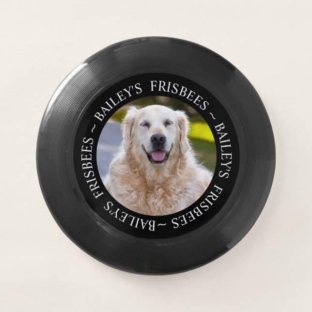 Personalized Custom Dog Photo Wham-O Frisbee (Front)