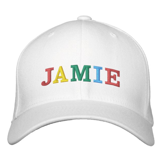 Personalized Custom Embroidered Name Hat (Front)