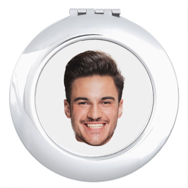 Personalized Custom Face Compact Mirror (Front)