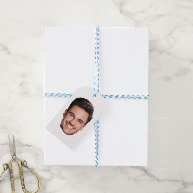 Personalized Custom Face Gift Tags (With Twine)
