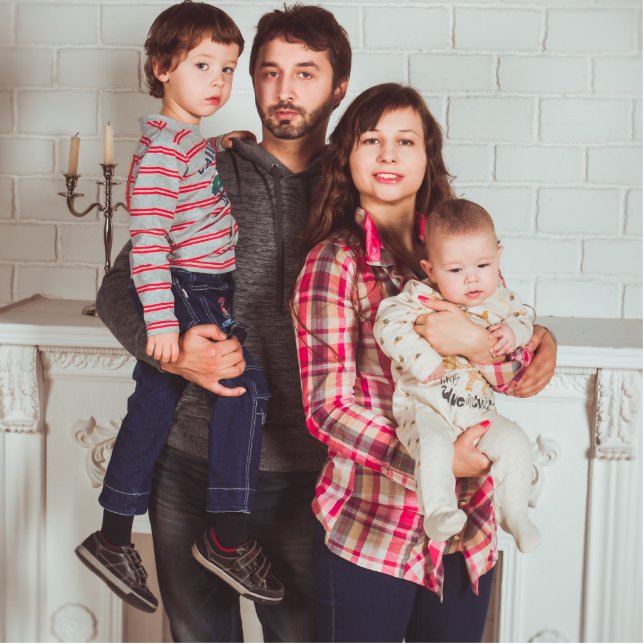 Personalized Custom Family Photo Cut Out (Front)