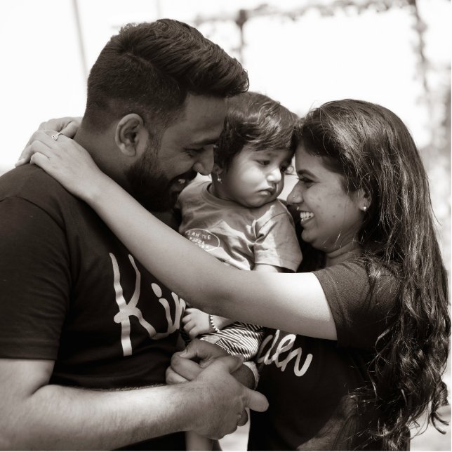 Personalized Custom Family Photo Cut Out (Front)