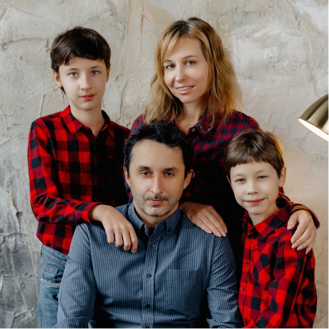 Personalized Custom Family Photo Cut Out (Front)