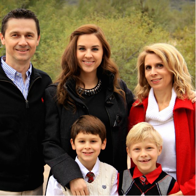 Personalized Custom Family Photo Cut Out (Front)