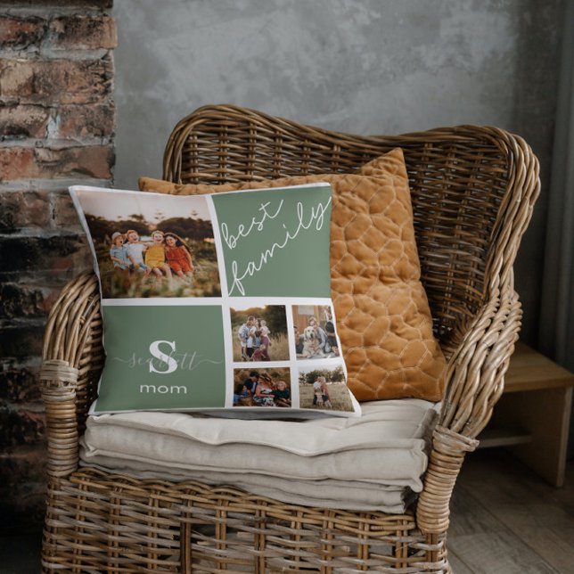 Personalized Custom Family Photo & Family Quote Throw Pillow (Creator Uploaded)