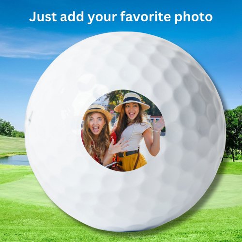 Personalized  Custom Family Photo Golf Balls