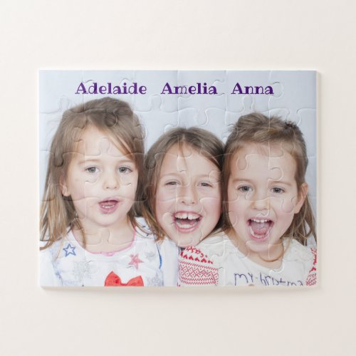 Personalized Custom Family Photo Jigsaw Puzzle