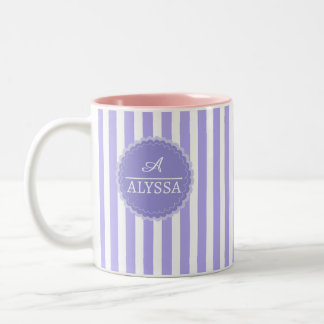 Personalized Custom Floral Name Mug