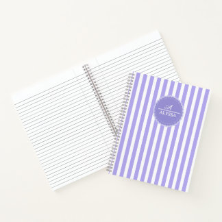Personalized Custom Floral Name Notebook