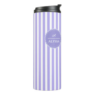 Personalized Custom Floral Name Thermal Thumbler  Tumbler
