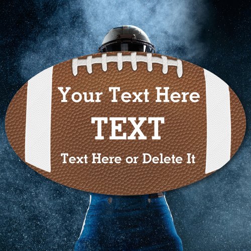 Personalized Custom Football Stickers Your TEXT