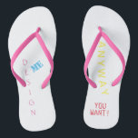 Personalized, custom, gift, beach, flip flops<br><div class="desc">Ok how cool is this!? Yea, very cool! You can personalize this item any way you want.. add a wedding photo, back to school pic, add your prom date pic. Customize something for Mother's day! This will be a great gift for the grad, or the dad! Make something special for...</div>