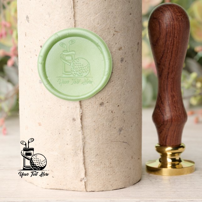 Personalized Custom Golf Bag Pro Shop Golf Lover Wax Seal Stamp (Personalized Custom Golf Bag Pro Shop Golf Lover Wax Seal Stamp)