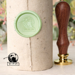 Personalized Custom Golf Pro Shop Golf Lover Wax Seal Stamp