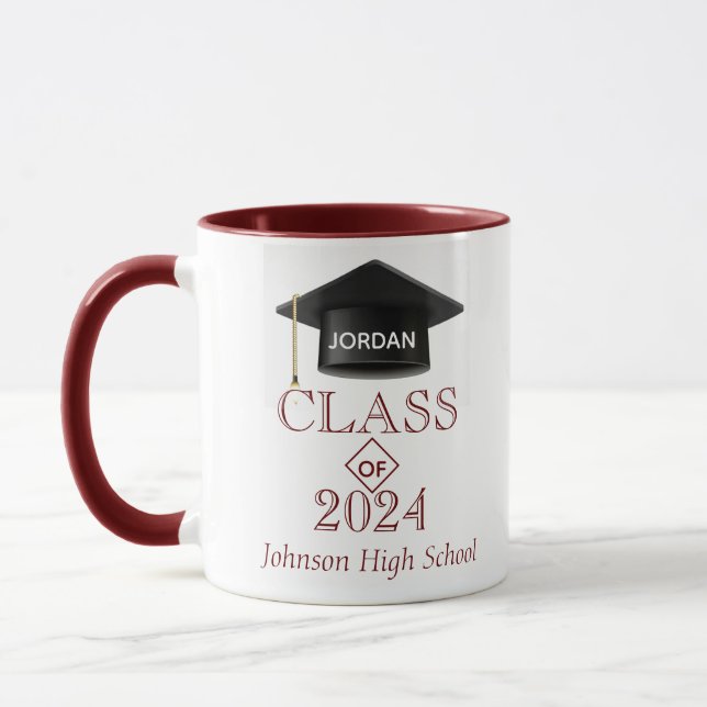 Personalized Custom graduation  mug (Left)