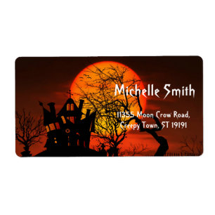 Personalized Custom Halloween Label