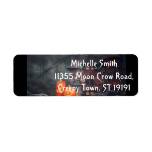 Personalized Custom Halloween Label
